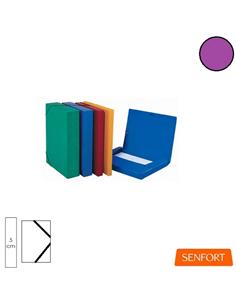 CARPETA PROYECTO SENFORT 5cm GOMILLA LILA