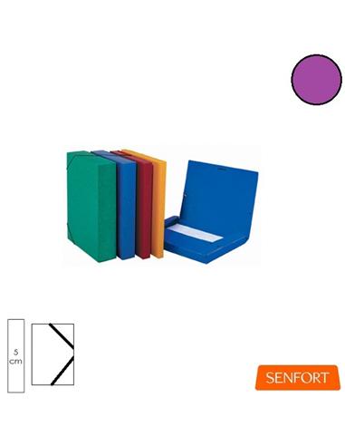 CARPETA PROYECTO SENFORT 5cm GOMILLA LILA