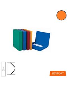 CARPETA PROYECTO SENFORT 7cm GOMILLA NARANJA