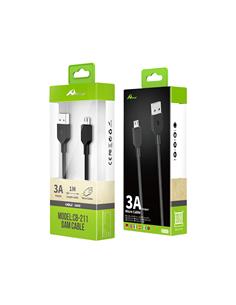 CABLE OME USB-A A LIGHTNING 1,2m NEGRO