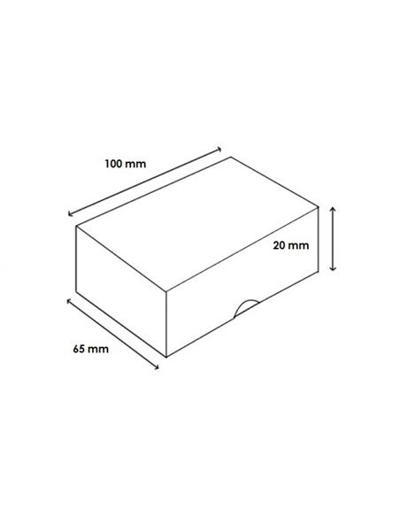 CAJA METACRILATO TARJETAS DE VISITA TRANSPARENTE