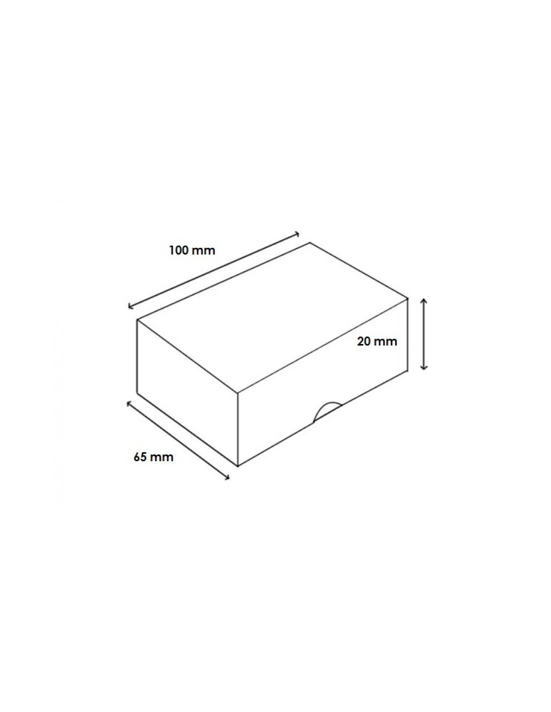 Caja de metacrilato rectangular
