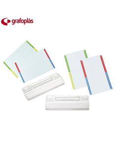 VISOR CARPETAS COLGANTES GRAFOPLAS 65mm RIGIDO10ud 2