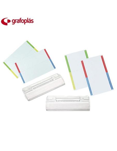 VISOR CARPETAS COLGANTES GRAFOPLAS 65mm RIGIDO10ud