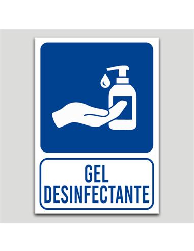 CARTEL PVC " GEL DESINFECTANTE" A5