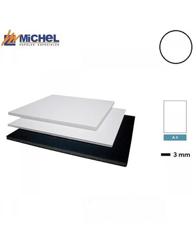 CARTON PLUMA MICHEL A4 DIAVANO 3mm BLANCO