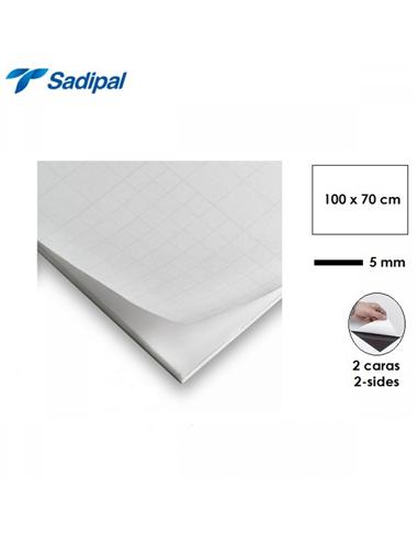 CARTON PLUMA SADIPAL 70x100cm ADHESIVO 2 CARAS 5mm