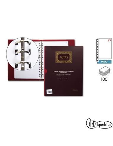 LIBRO MIQUELRIUS TF ACTAS HOJAS MOVILES 4102 100H