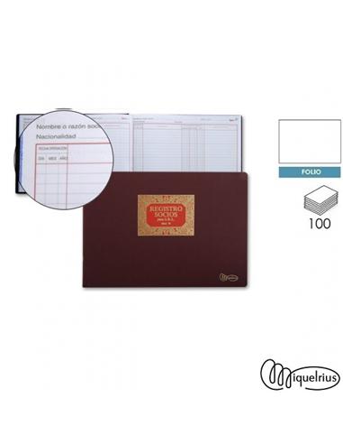 LIBRO MIQUELRIUS TF AP Mº76 REGISTRO SOCIOS SRL