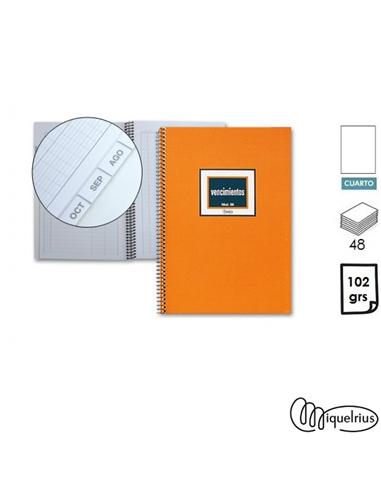 LIBRO MIQUELRIUS TC Mº 96 VENCIMIENTOS 48H