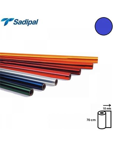 ROLLO PAPEL CELOFAN 70cm x 10m AZUL