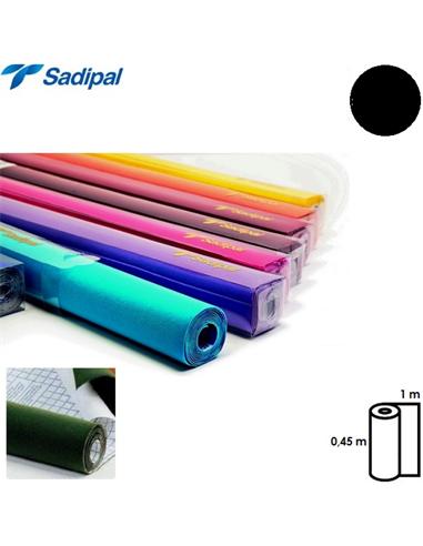 TERCIOPELO ADHESIVO SADIPAL 0,45x1m NEGRO