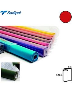 TERCIOPELO ADHESIVO SADIPAL 0,45x1m ROJO GRANATE