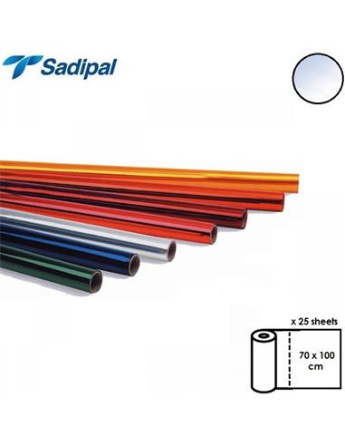 ROLLO PAPEL CELOFAN 25 HOJAS 70x100cm TRANSPARENTE