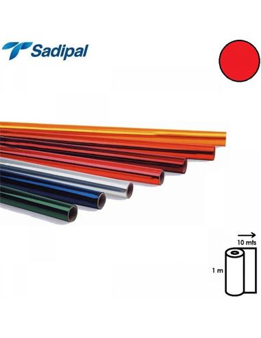ROLLO PAPEL CELOFAN 100cm x 10m ROJO