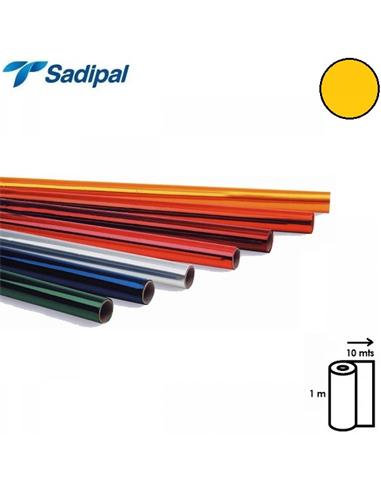 ROLLO PAPEL CELOFAN 100cm x 10m AMARILLO
