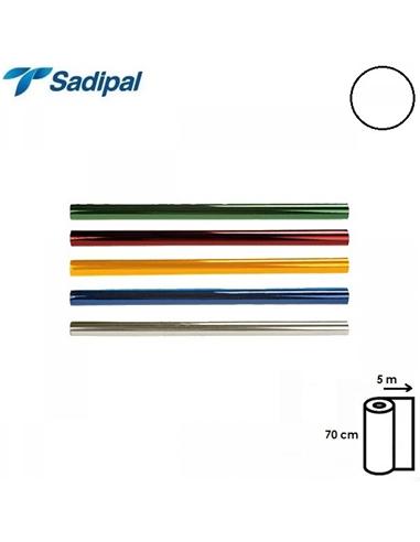 ROLLO PAPEL CELOFAN 70cm x 5m BLANCO