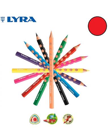 LAPIZ LYRA GROOVE JUMBO TRIPLUS ROJO