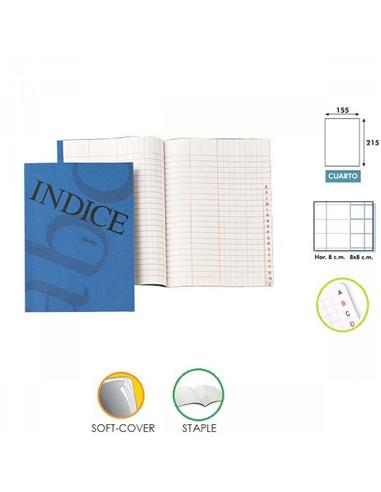 LIBRETA INDICE MIQUELRIUS TC GRAPADA AZUL