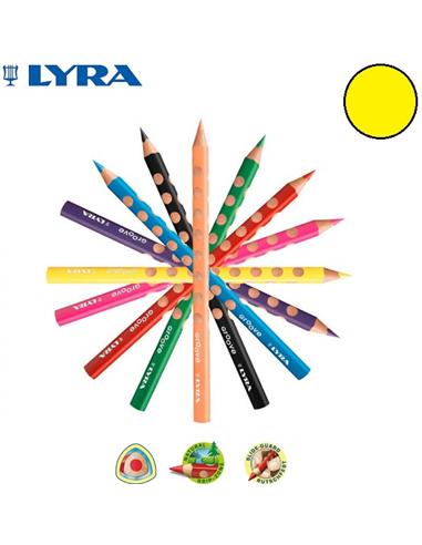 LAPIZ LYRA GROOVE JUMBO TRIPLUS AMARILLO