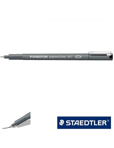ROTULADOR STAEDTLER PIGMENT LINER 308 0.1mm NEGRO