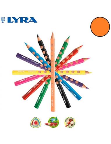 LAPIZ LYRA GROOVE JUMBO TRIPLUS NARANJA