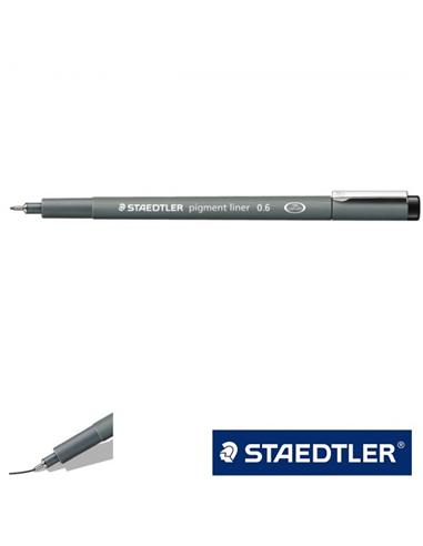 ROTULADOR STAEDTLER PIGMENT LINER 308 0.6mm NEGRO