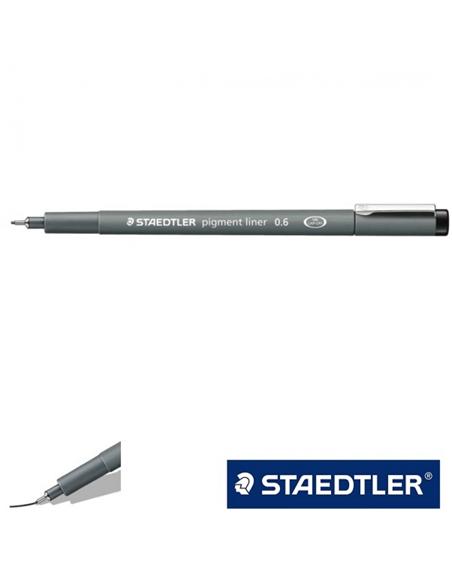 ROTULADOR STAEDTLER PIGMENT LINER 308 0.6mm NEGRO