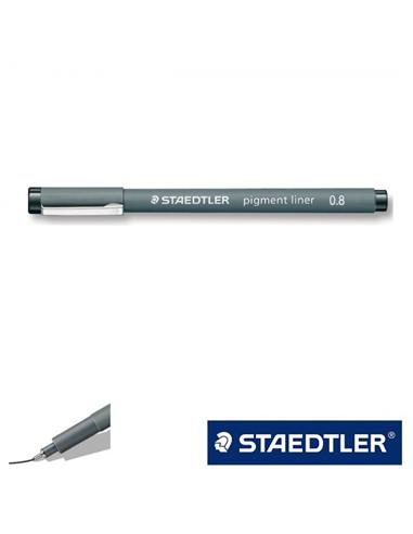 ROTULADOR STAEDTLER PIGMENT LINER 308 0.8mm NEGRO