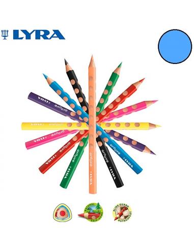 LAPIZ LYRA GROOVE JUMBO TRIPLUS AZUL CELESTE
