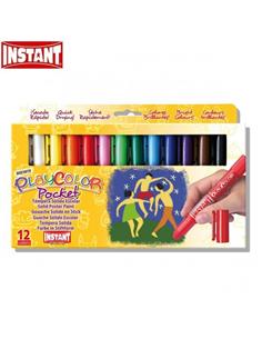 TEMPERA INSTANT PLAYCOLOR POCKET 5gr 12 COLORES