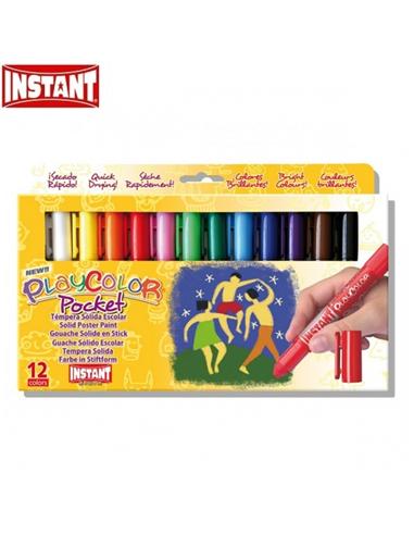 TEMPERA INSTANT PLAYCOLOR POCKET 5gr 12 COLORES