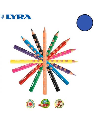 LAPIZ LYRA GROOVE JUMBO TRIPLUS AZUL OSCURO