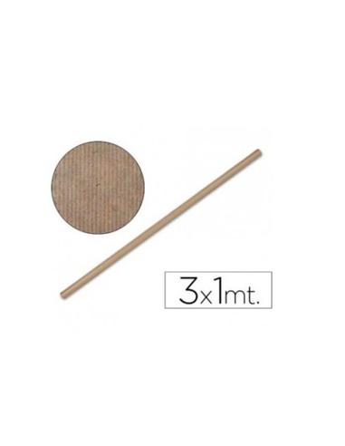ROLLO PAPEL KRAFT EMBALAR MARRON 1x3 METROS