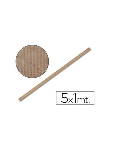 ROLLO PAPEL KRAFT EMBALAR MARRON 1x5 METROS