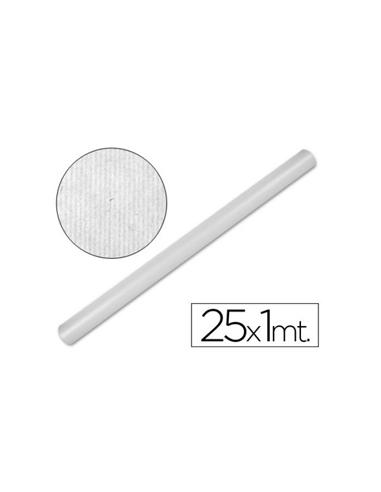 ROLLO PAPEL KRAFT EMBALAR BLANCO 1x25 METROS
