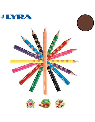 LAPIZ LYRA GROOVE JUMBO TRIPLUS MARRON