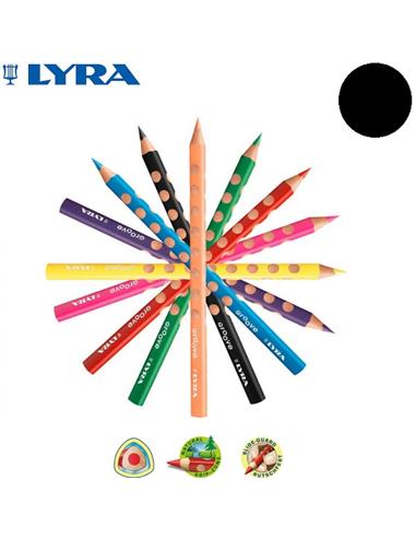 LAPIZ LYRA GROOVE JUMBO TRIPLUS NEGRO