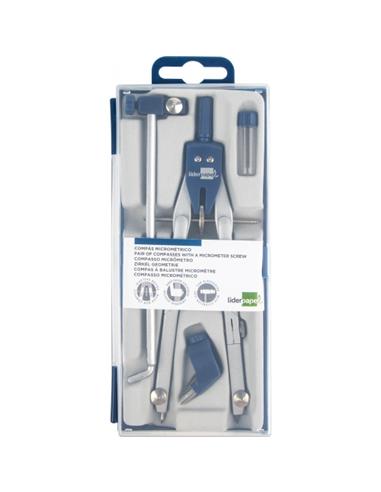 COMPAS LIDERPAPEL MICROMETRICO BIGOTERA-ADAPTADOR