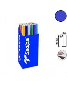 PLASTICO ADHESIVO SADIPAL 0,50x3m AZUL