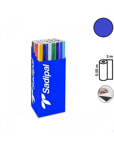 PLASTICO ADHESIVO SADIPAL 0,50x3m AZUL