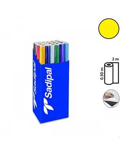 PLASTICO ADHESIVO SADIPAL 0,50x3m AMARILLO