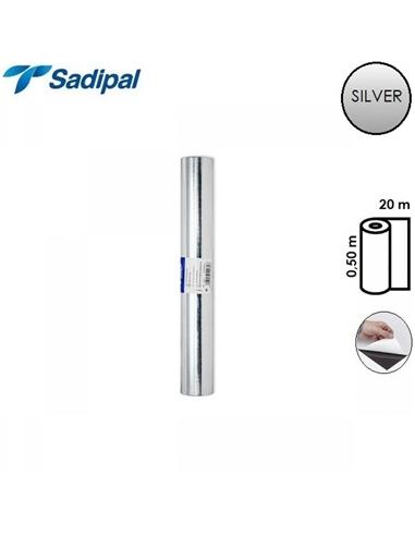 PLASTICO ADHESIVO SADIPAL 0,50x20m PLATA