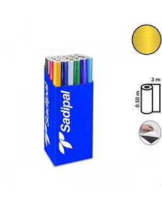 PLASTICO ADHESIVO SADIPAL 0,50x3m ORO