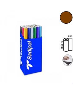 PLASTICO ADHESIVO SADIPAL 0,50x3m MARRON