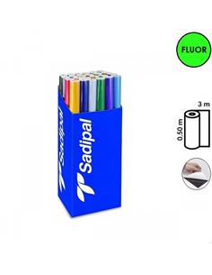 PLASTICO ADHESIVO SADIPAL 0,50x3m VERDE FLUOR