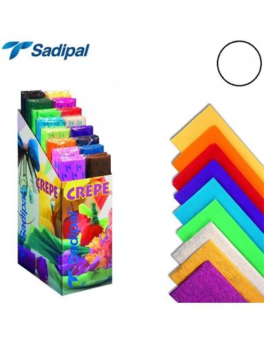 PAPEL CREPE-PINOCHO SADIPAL 0.50x2.5m BLANCO
