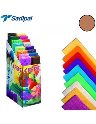 PAPEL CREPE-PINOCHO SADIPAL 0.50x2.5m MARRON