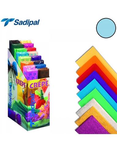 PAPEL CREPE-PINOCHO SADIPAL 0.50x2.5m AZUL CLARO