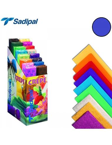 PAPEL CREPE-PINOCHO SADIPAL 0.50x2.5m AZUL FUERTE